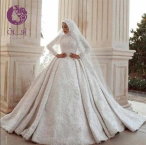 فستان زفاف للمحجبات | أشهر 5 أفكار لاختياره