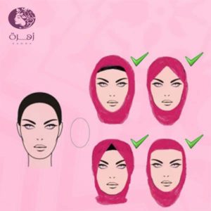 طرق لفات الحجاب | أشهر 6 طرق حسب شكل الوجه