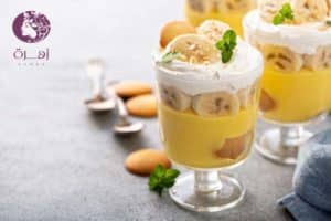 حلوى الكاسترد من بقايا بسكويت العيد